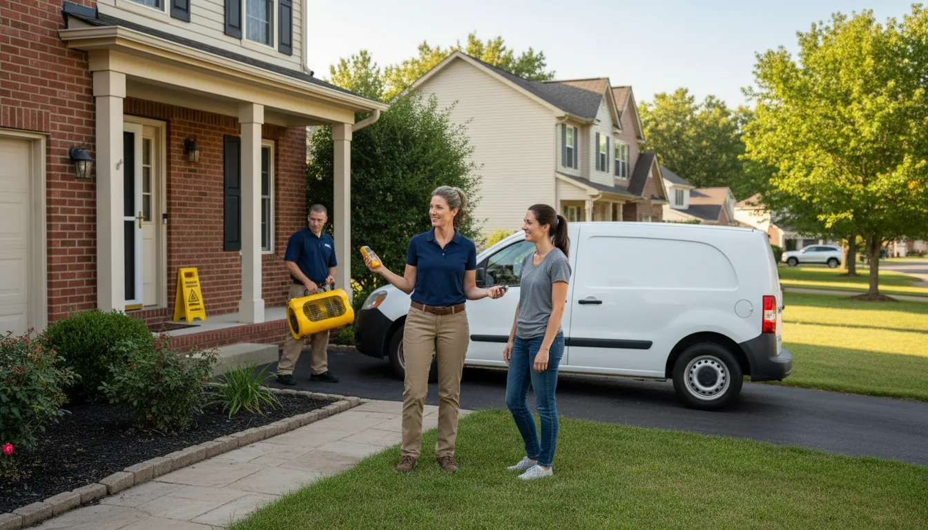 Water restoration image for Home Water Damage Repair in Delight, AR